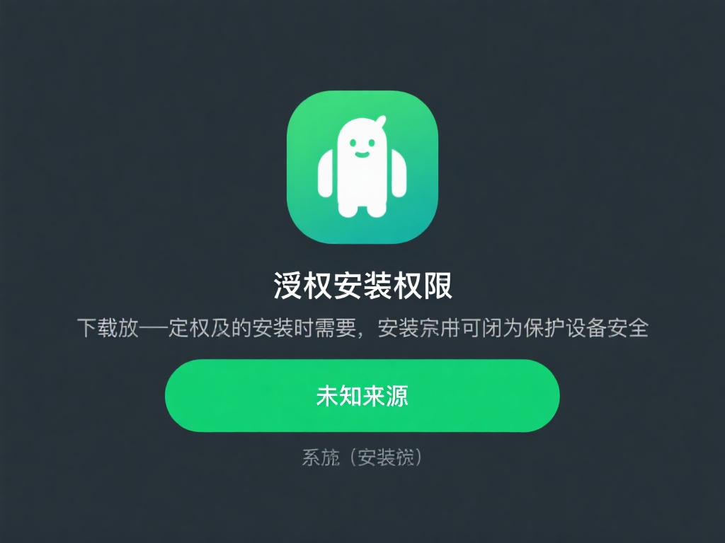授权安装权限：下载完成后，系统可能会提示需要开启“