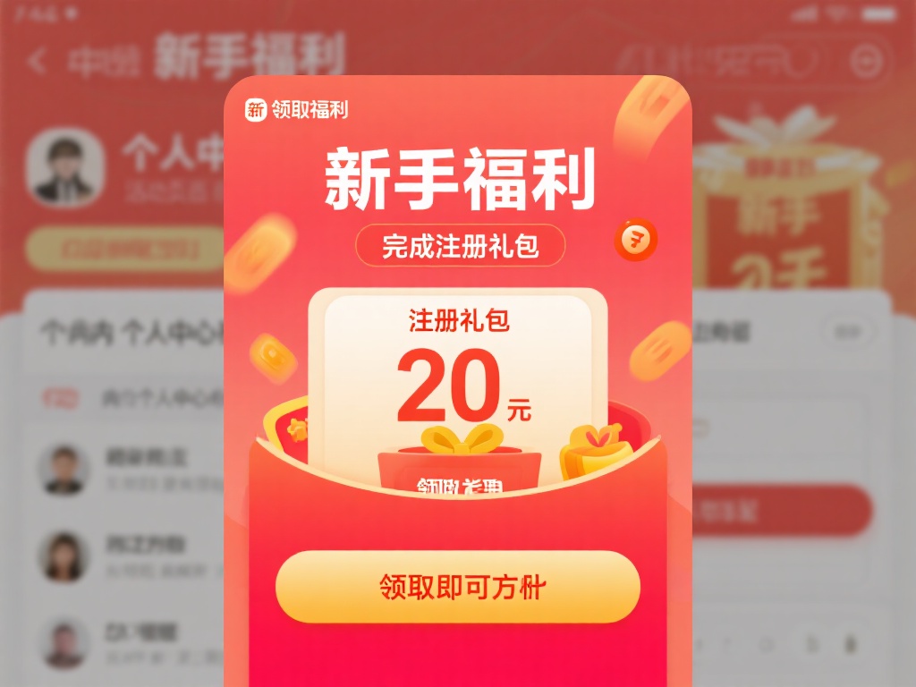 领取福利：完成注册后，进入个人中心或活动页面，往往